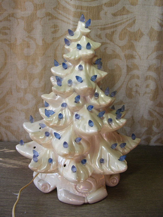 vintage-white-ceramic-christmas-tree