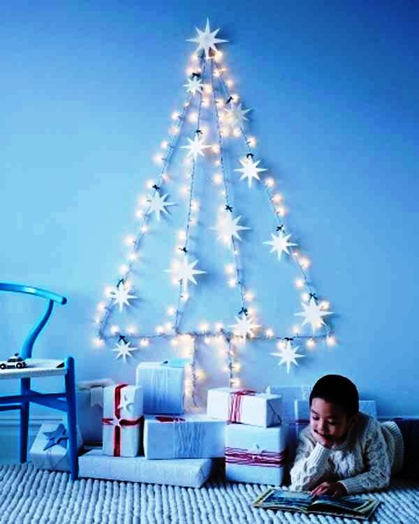 wall-christmas-trees-with-lights