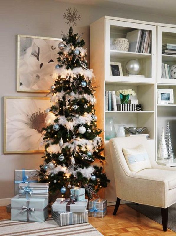 white-christmas-tree-decorating-ideas