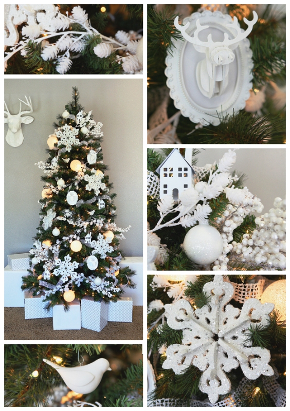 white-christmas-tree-ornaments-design