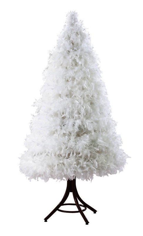 white-feather-christmas-tree-design