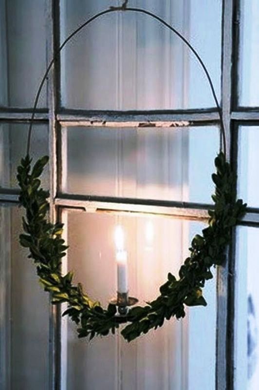 swedish-christmas-candle-wreath