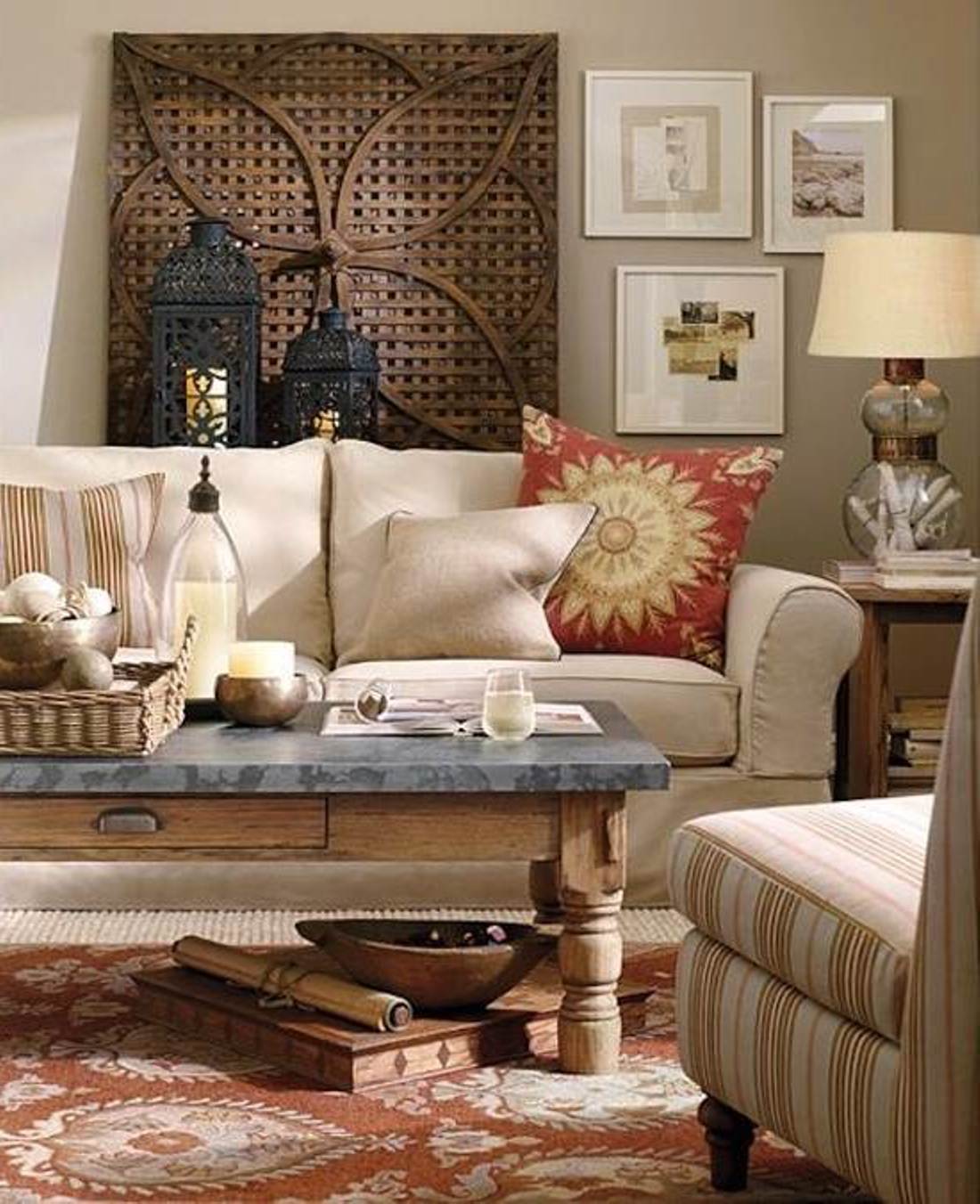 Appealing Traditional Living Room Design