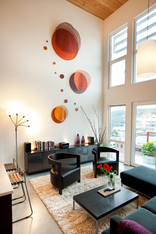 Beautiful Inspiring Industrial Living Room Design