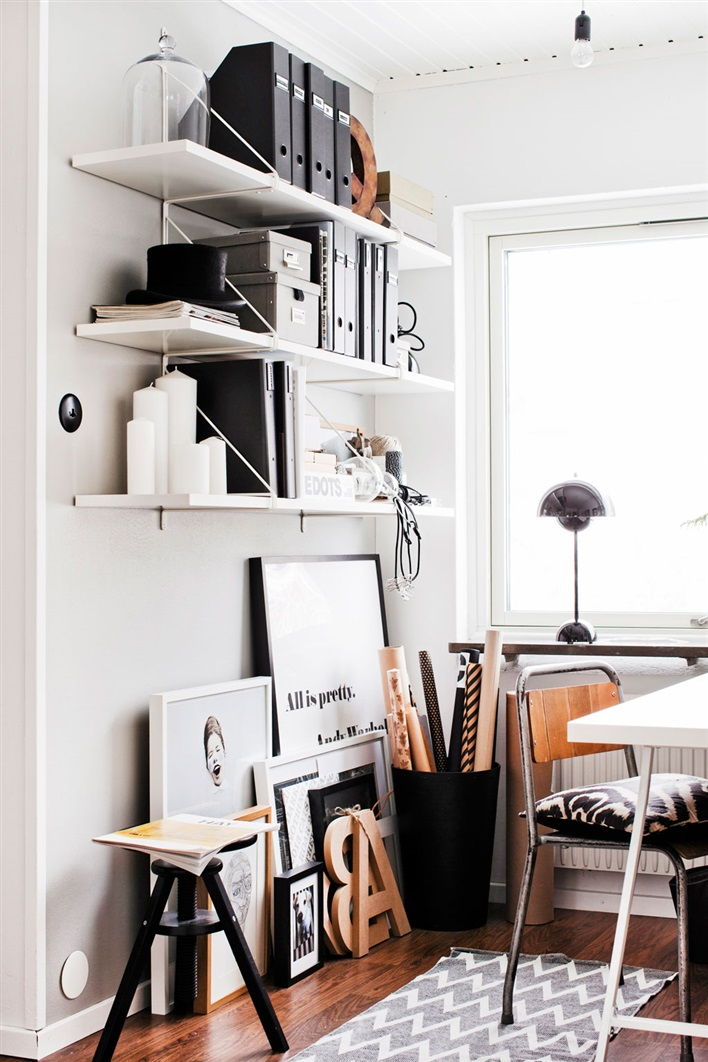 Beautiful Scandinavian Home Office Design