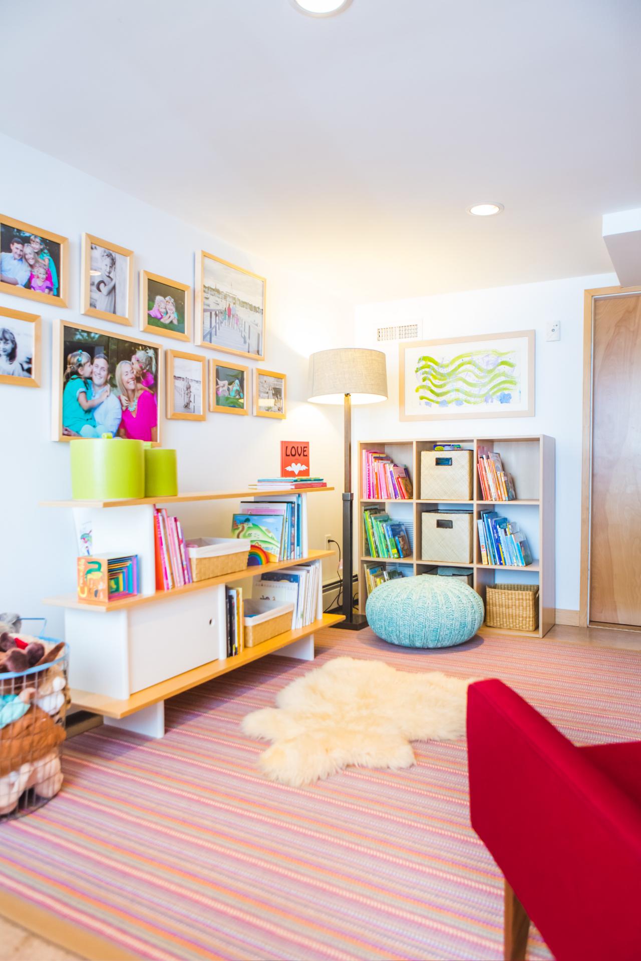 Colorful Midcentury Kids Room Design