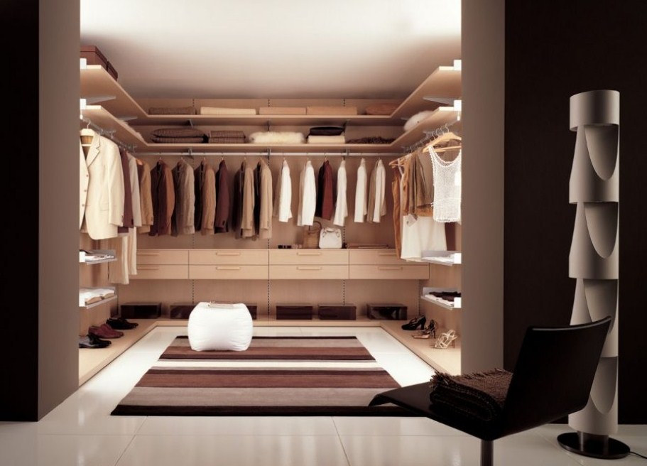 Contemporary Master Closet Design Ideas