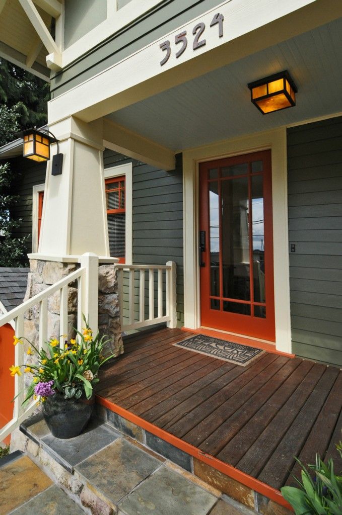 Craftsman Style Front Door Colors Exterior Design