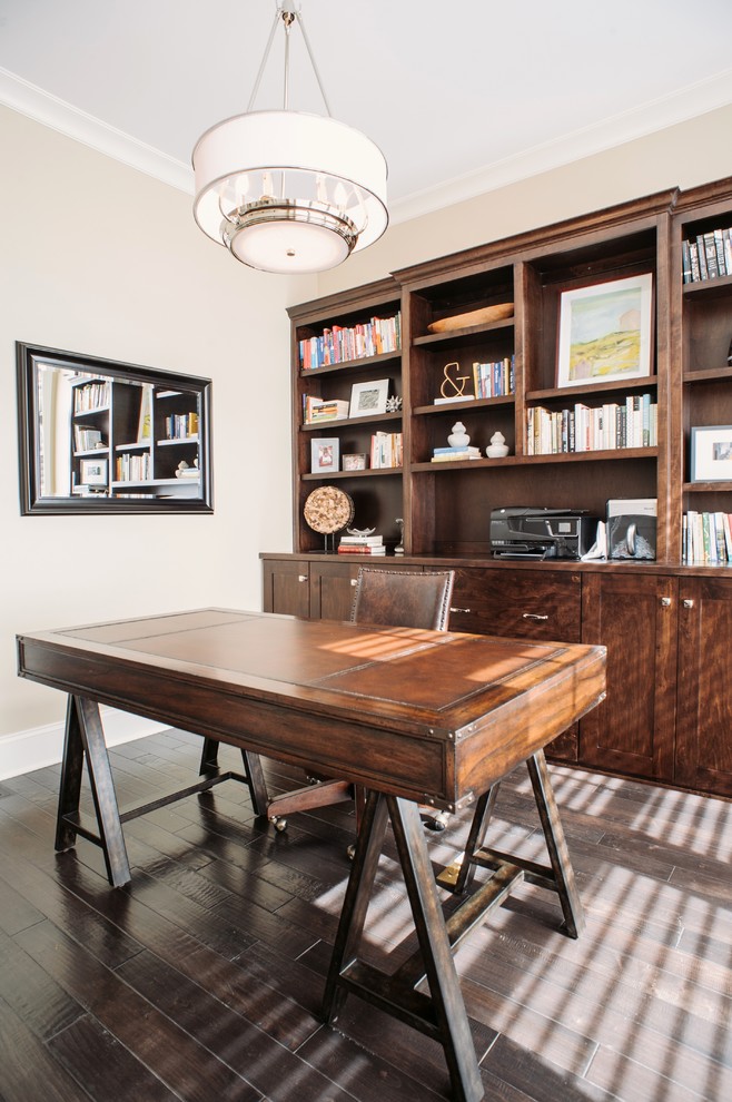 Decorative Transitional Home Office Design