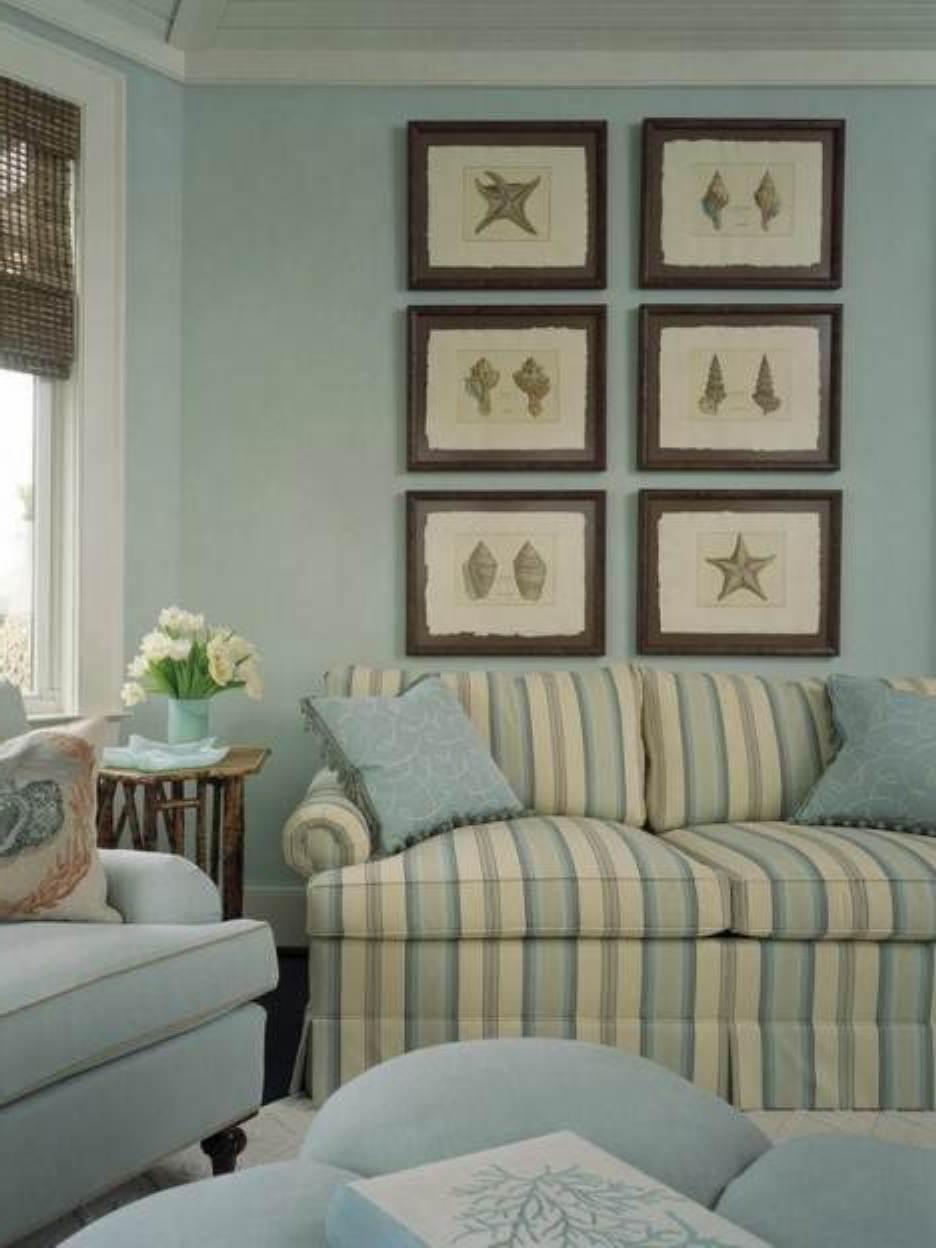 Elegant Beach Themed Style Living Room Design