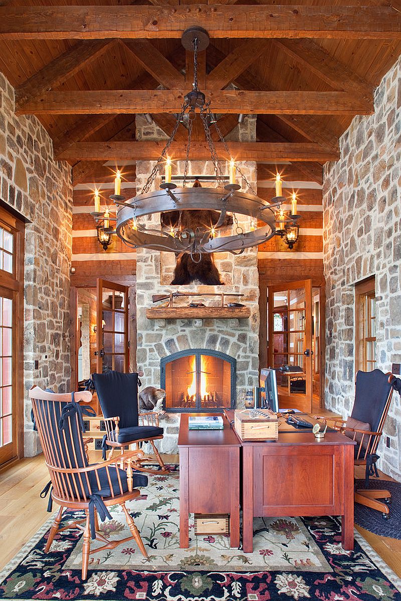 Exquisite Traditional Home Office Design