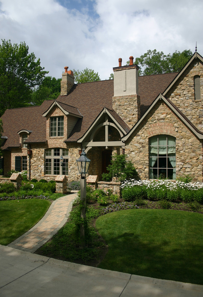 French Country Craftsman Exterior Design