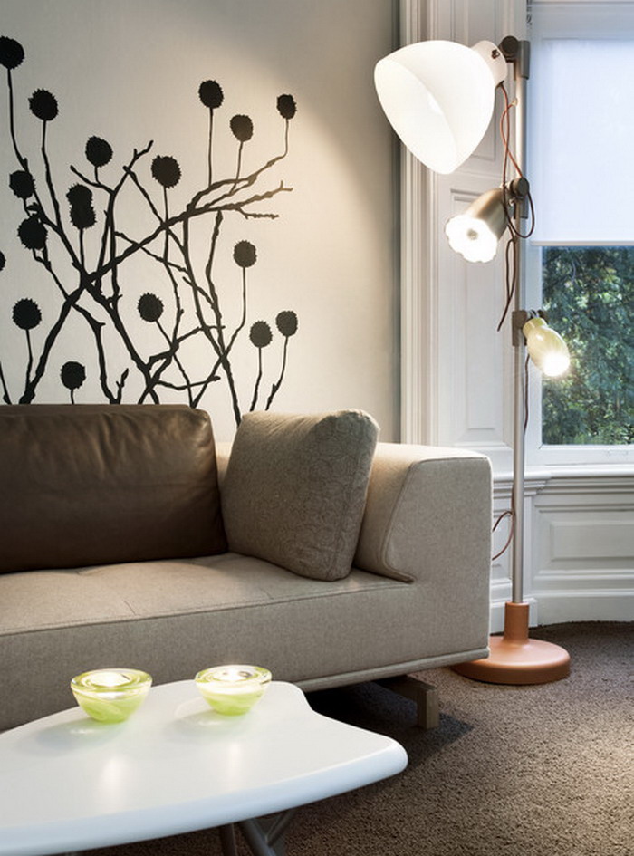 Green Asian Living Room Design
