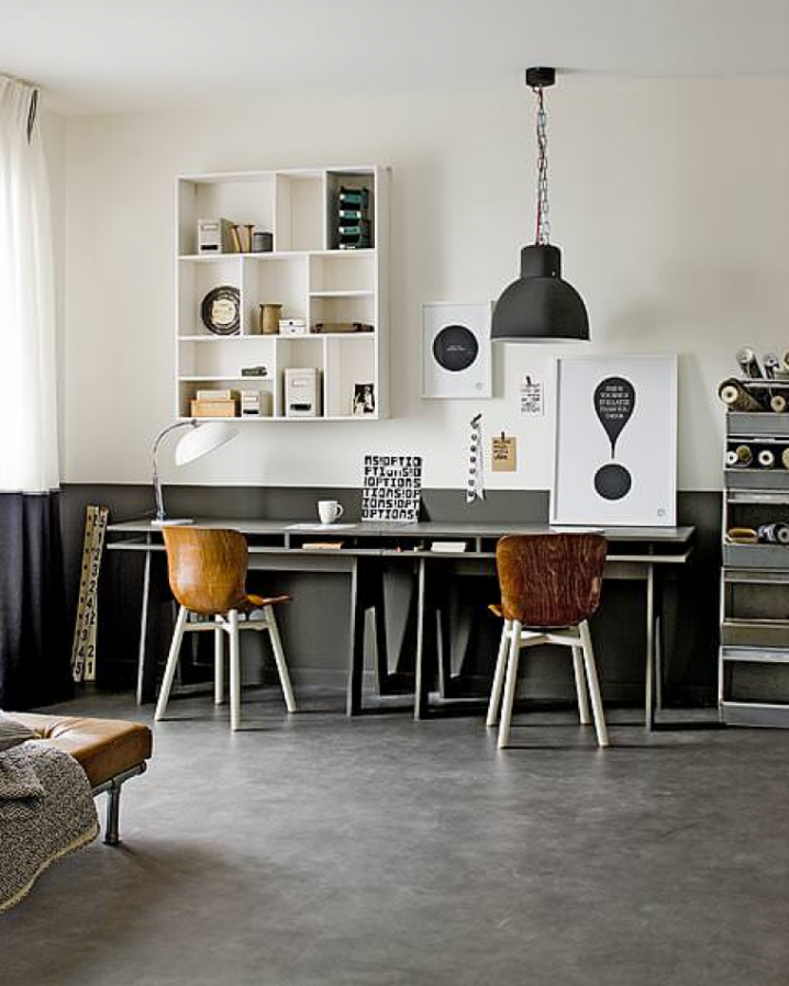 Industrial Home Office Design