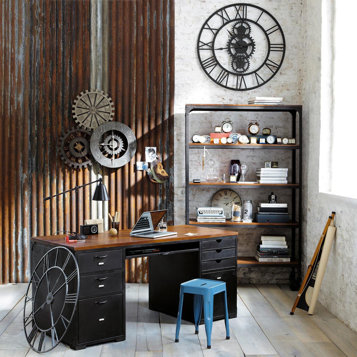 Industrial Home Office Ideas