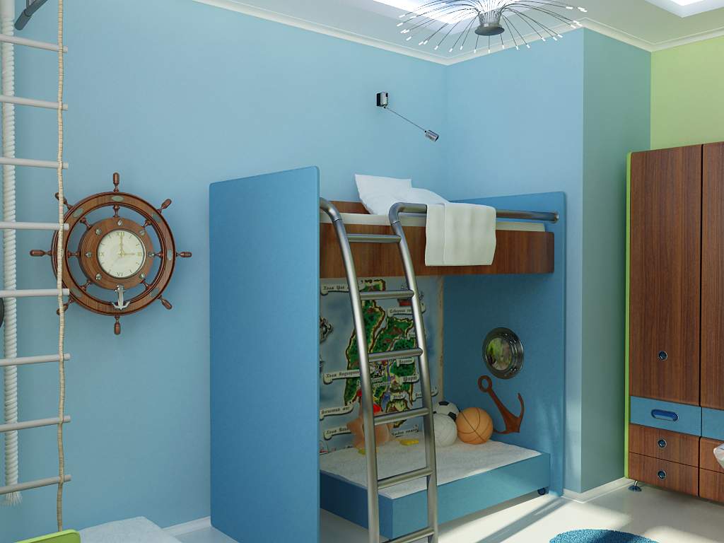 Inspired Beach Style Kids Room Design Ideas