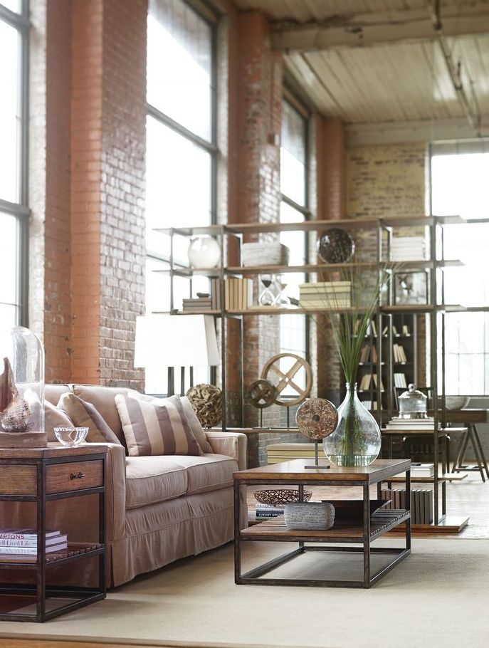 Inspiring Industrial Living Room Design