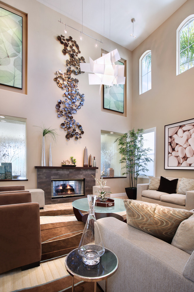 Inspiring Tropical Living Room Design