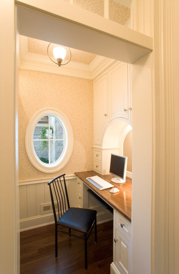 Inventive Traditional Home Office Design