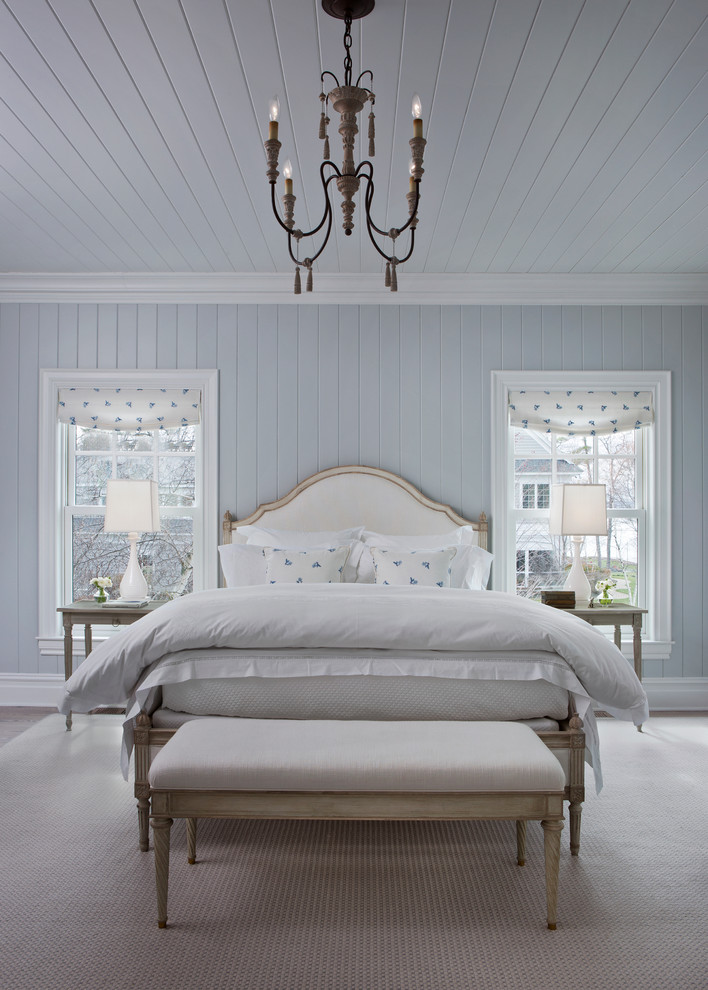 Light Blue Beach Style Bedroom Design