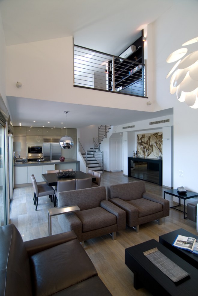Loft Contemporary Living Room Design