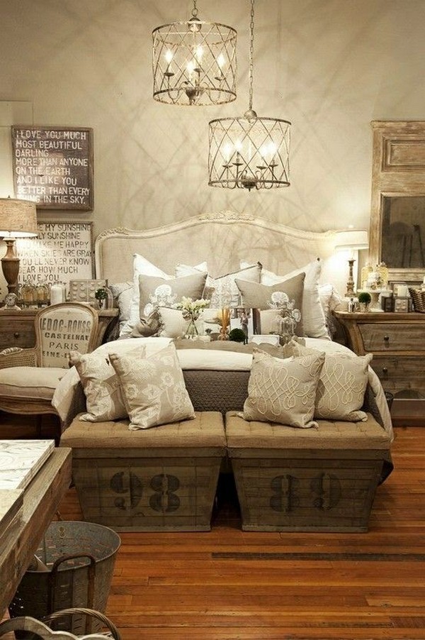 Magical Shabby-Chic Style Bedroom Design