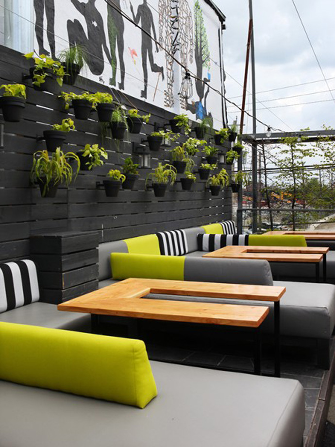 Modern Industrial Outdoor Restaurant Design