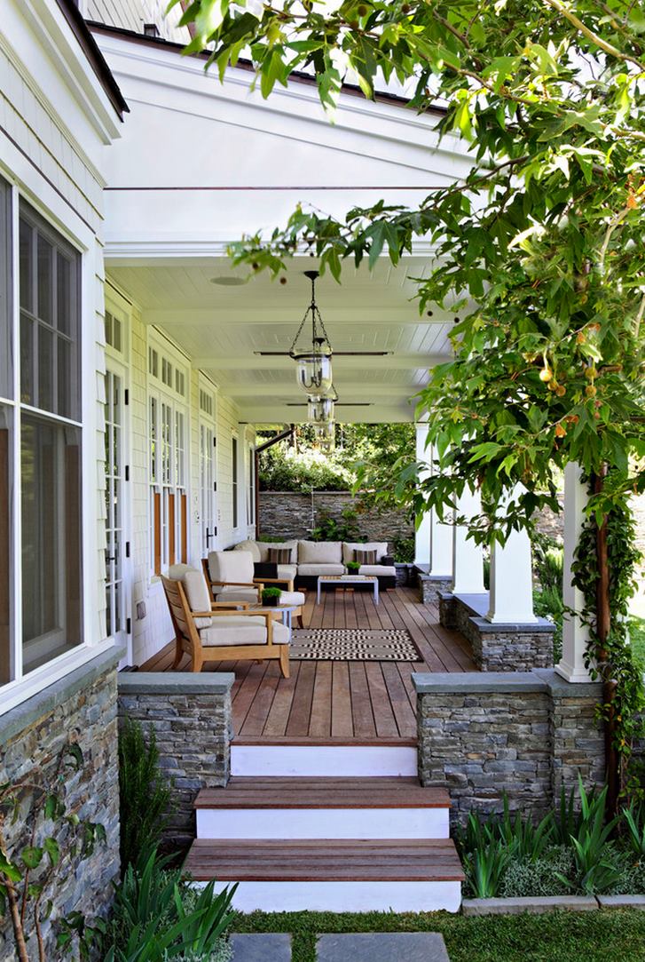 Porch Farmhouse Outdoor Design Ideas