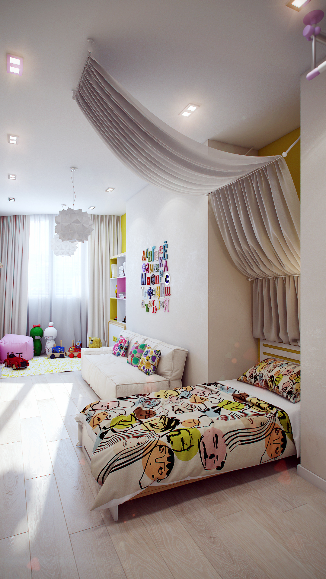 Remarkable Contemporary Kids Room Design