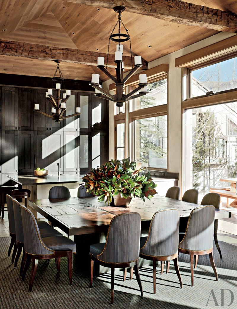 Rustic Chic Dining Room Table