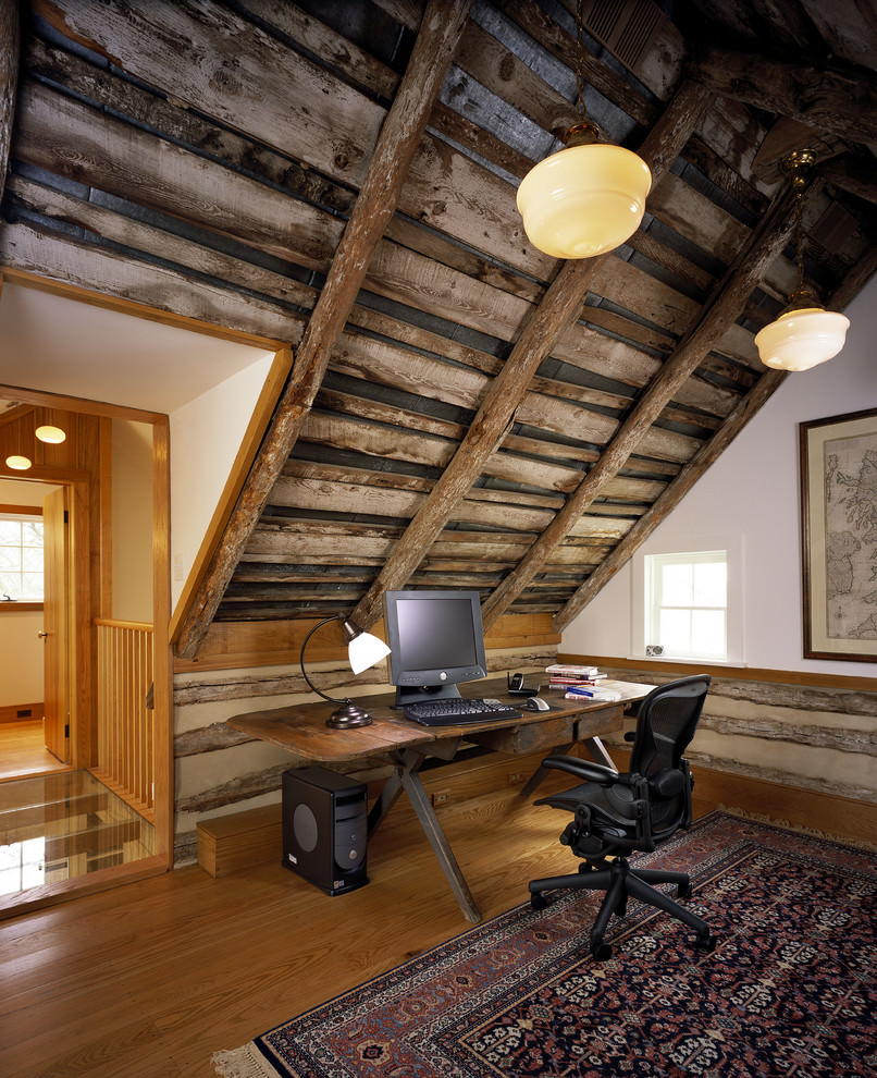 Rustic Home Office Design