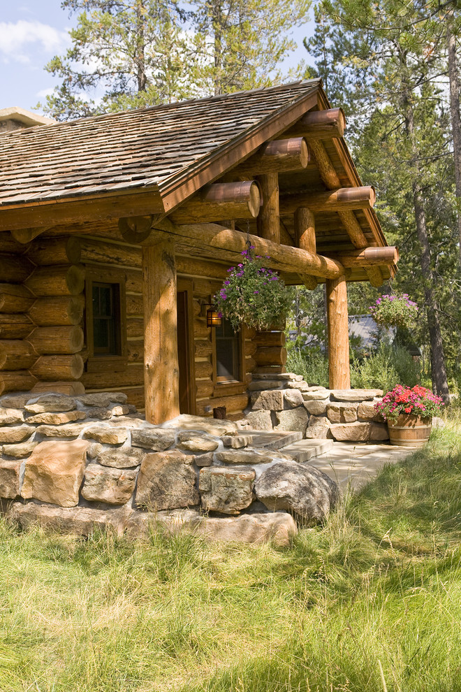 Rustic Log Cabin Exterior Design Ideas