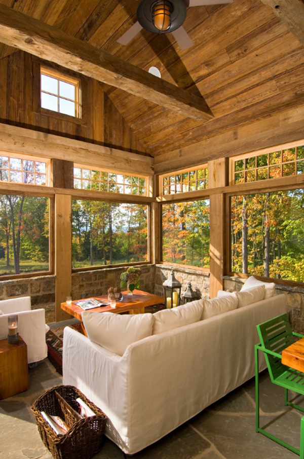 Rustic Sun Living Room Design