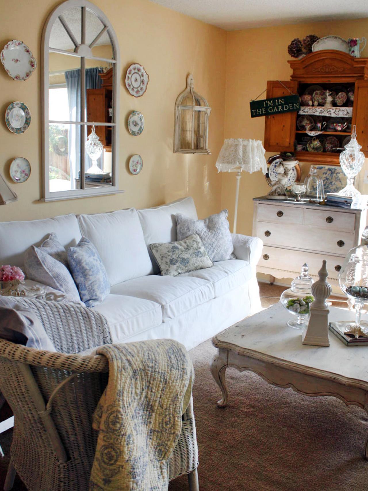25 Shabby-Chic Style Living Room Design Ideas - Decoration Love