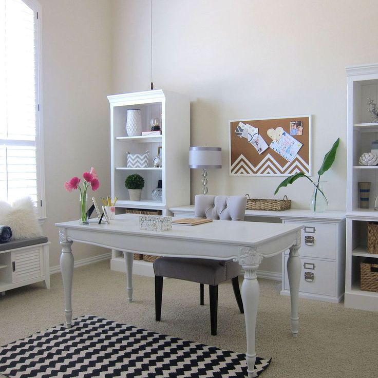 Shabby Chic Home Office Design