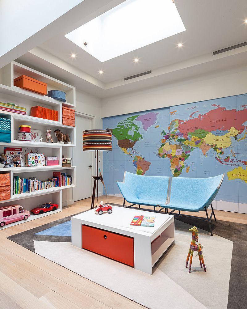 Trendy Contemporary Kids Room Design