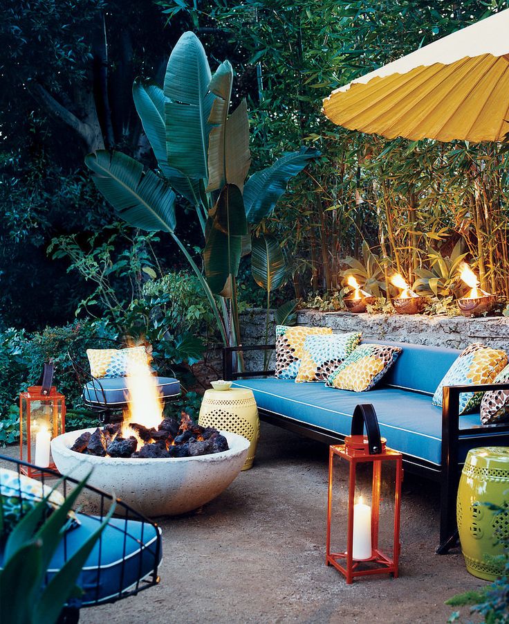 Tropical Outdoor Patio Design Ideas