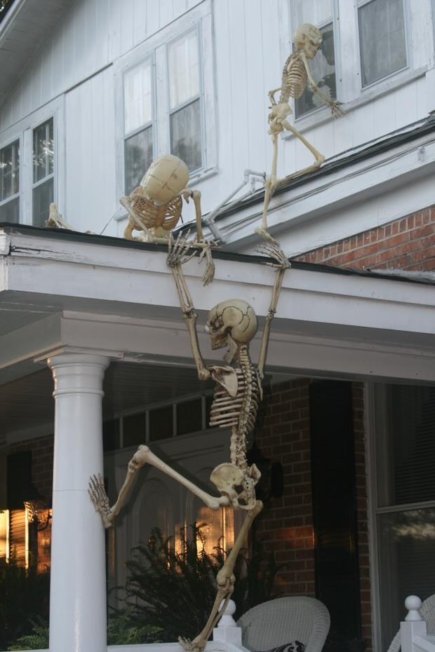 Cheap Outdoor Halloween Decoration Skeleton