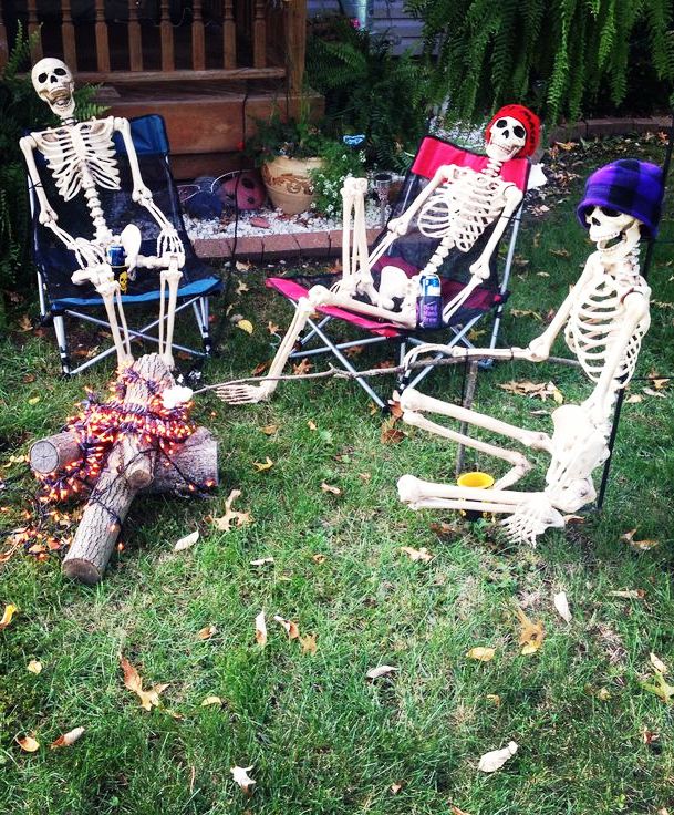 Crazy Skeleton Halloween Decorations