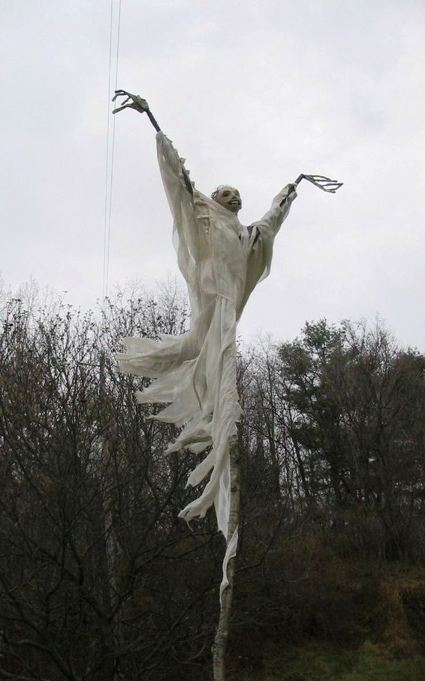 Scarecrow Ghosts Halloween Decorations