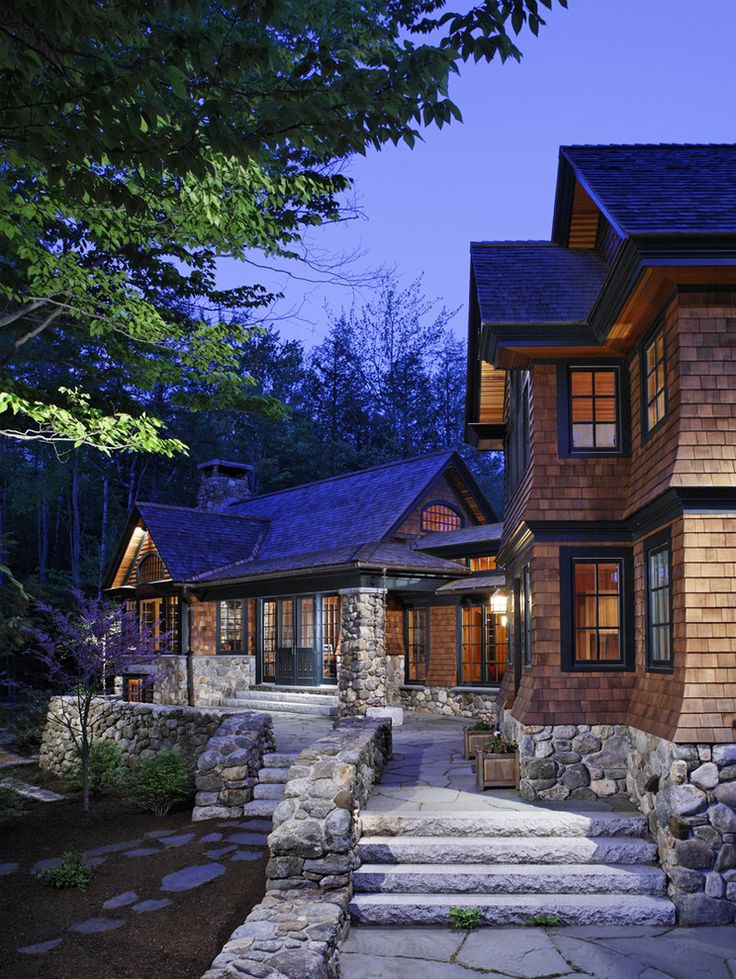 Traditional Mountain Homes Exterior Design
