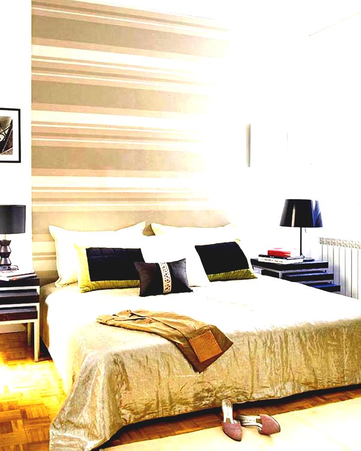 Retro Gold Bedroom Design