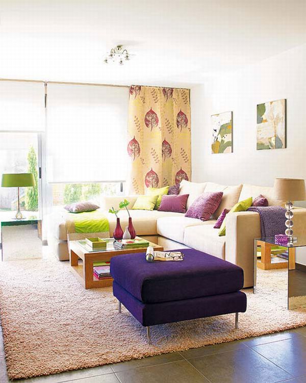 Colorful Living Room Interior Design Ideas