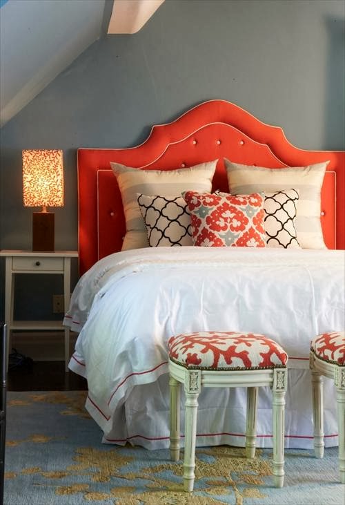 Orange Inspired Bedroom