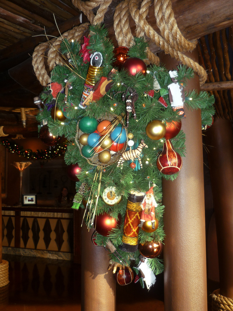 Animal Kingdom Lodge Christmas Decorations