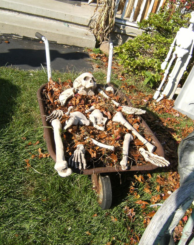 Cheap Halloween Yard Decoration Idea Pictures