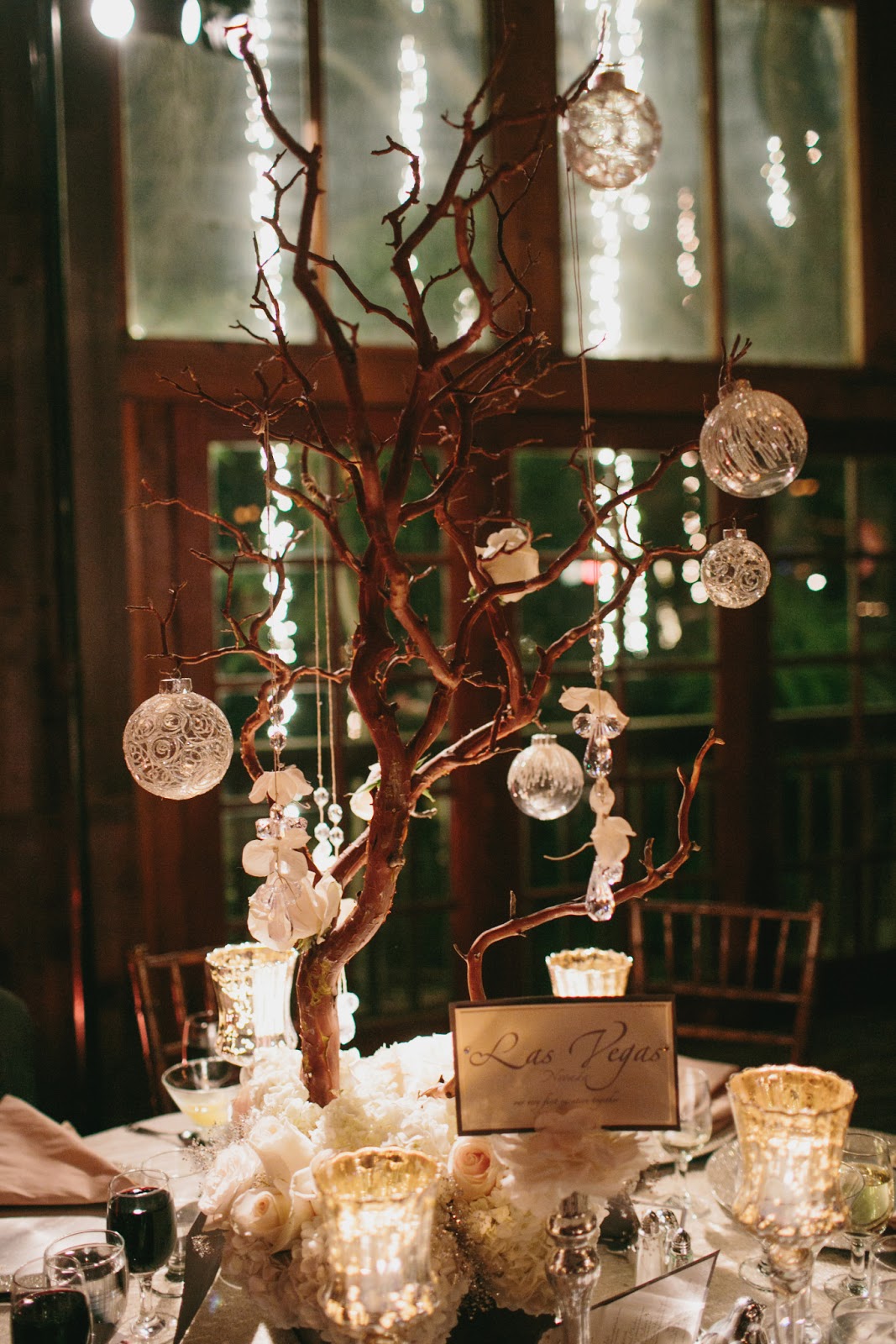 Christmas Tree with Branches Centerpieces