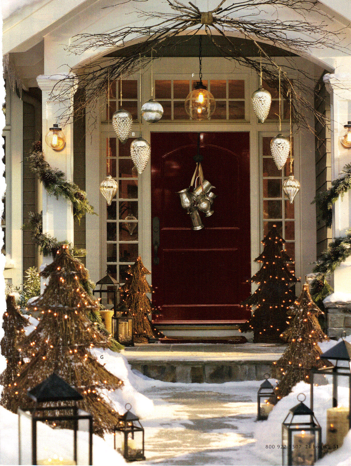 Front Door Christmas Decorations 2016