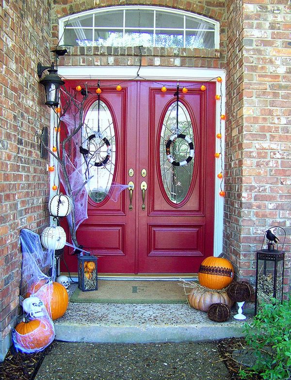 Front Door Halloween Decoration Ideas