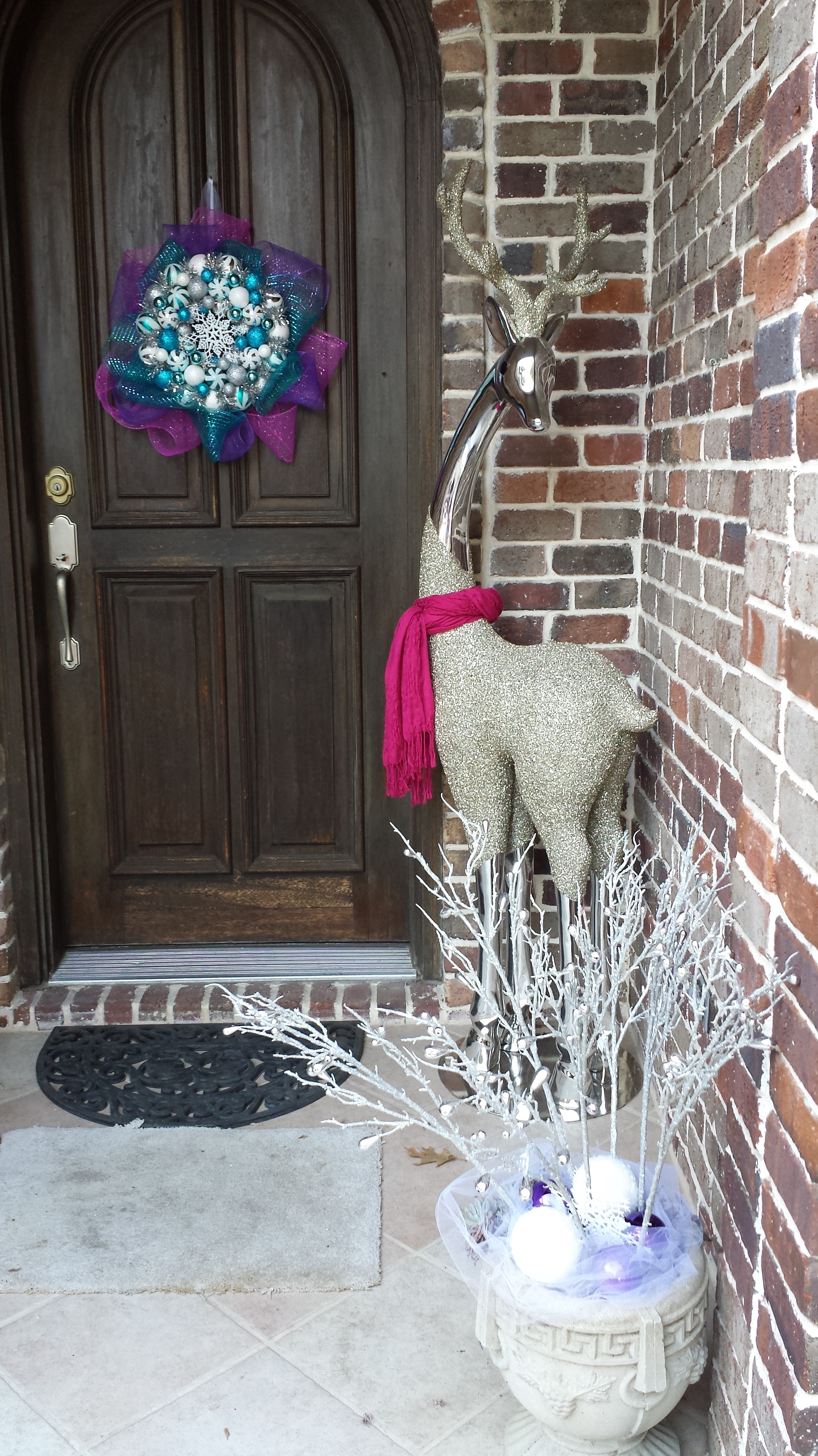 Frozen Christmas Door Decorations